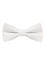 Set consisting of bow tie and handkerchief in cream structured
