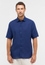 MODERN FIT Linen Shirt Bleu marine uni