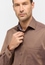 COMFORT FIT Cover Shirt in chestnut vlakte