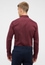 SLIM FIT Hemd in bordeaux strukturiert