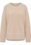 Pull en tricot beige uni