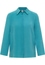 shirt-blouse in emerald plain