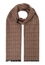 Scarf in walnut patterned