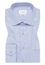 COMFORT FIT Shirt in medium blue checkered