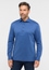 MODERN FIT Jersey Shirt in blau unifarben