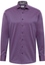 MODERN FIT Cover Shirt in lila unifarben