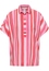 T-shirt blouse in magnolia striped