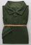 MODERN FIT Polo shirt in dark green plain