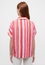 T-shirt blouse in magnolia striped