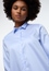 Soft Luxury Shirt Bluse in hellblau unifarben