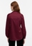 Satin Shirt Blouse in burgundy plain