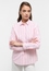 shirt-blouse in coral striped