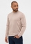 Knitted jumper in sand plain