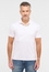 SLIM FIT Jersey Shirt in off-white unifarben