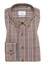 MODERN FIT Shirt in brown checkered