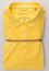 REGULAR FIT Polo jaune uni