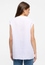 T-shirt blouse in white plain