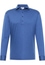 MODERN FIT Jersey Shirt in blau unifarben