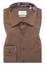 COMFORT FIT Cover Shirt in chestnut vlakte