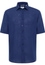 MODERN FIT Linen Shirt in navy vlakte