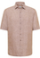 MODERN FIT Linen Shirt in caramel plain