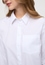 shirt-blouse in white plain