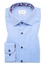 COMFORT FIT Cover Shirt in middenblauw vlakte