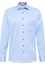 MODERN FIT Cover Shirt in middenblauw vlakte