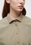 T-shirt blouse in olive plain