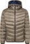 Quilted jacket in silver plain