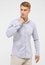 SLIM FIT Jersey Shirt in grau unifarben