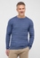 Gebreide pullover in blauw gestructureerd