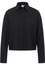 shirt-blouse in black plain