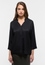 Viscose Shirt Blouse in zwart vlakte