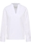 Satin Shirt Blouse in white plain