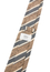 Krawatte in blau/beige gestreift