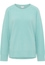 Knitted jumper in mint plain