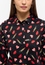 shirt-blouse in red printed