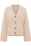 Gilet en tricot beige uni