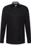 COMFORT FIT Cover Shirt in black plain