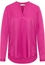 Viscose Shirt Blouse in vibrant pink vlakte