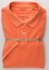 REGULAR FIT Poloshirt in orange unifarben