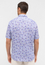 MODERN FIT Linen Shirt in blue printed