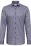 SLIM FIT Shirt in dark blue printed