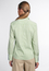 shirt-blouse in light green striped