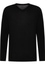 Knitted jumper in black plain