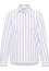 shirt-blouse in navy/pink striped