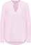 Viscose Shirt Blouse pink tendre uni