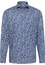 MODERN FIT Shirt in blue printed