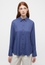 Viscose Shirt Blouse in indigo plain